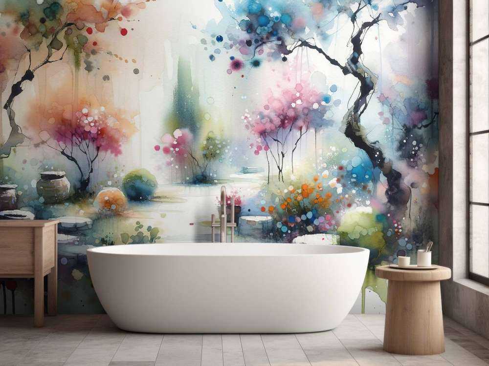 Dreamlike Garden Pathway Scene