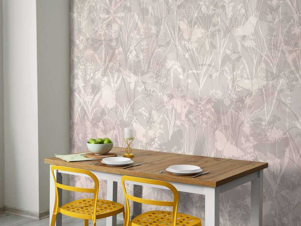 Herbals and Butterflies Double Silhuet 1