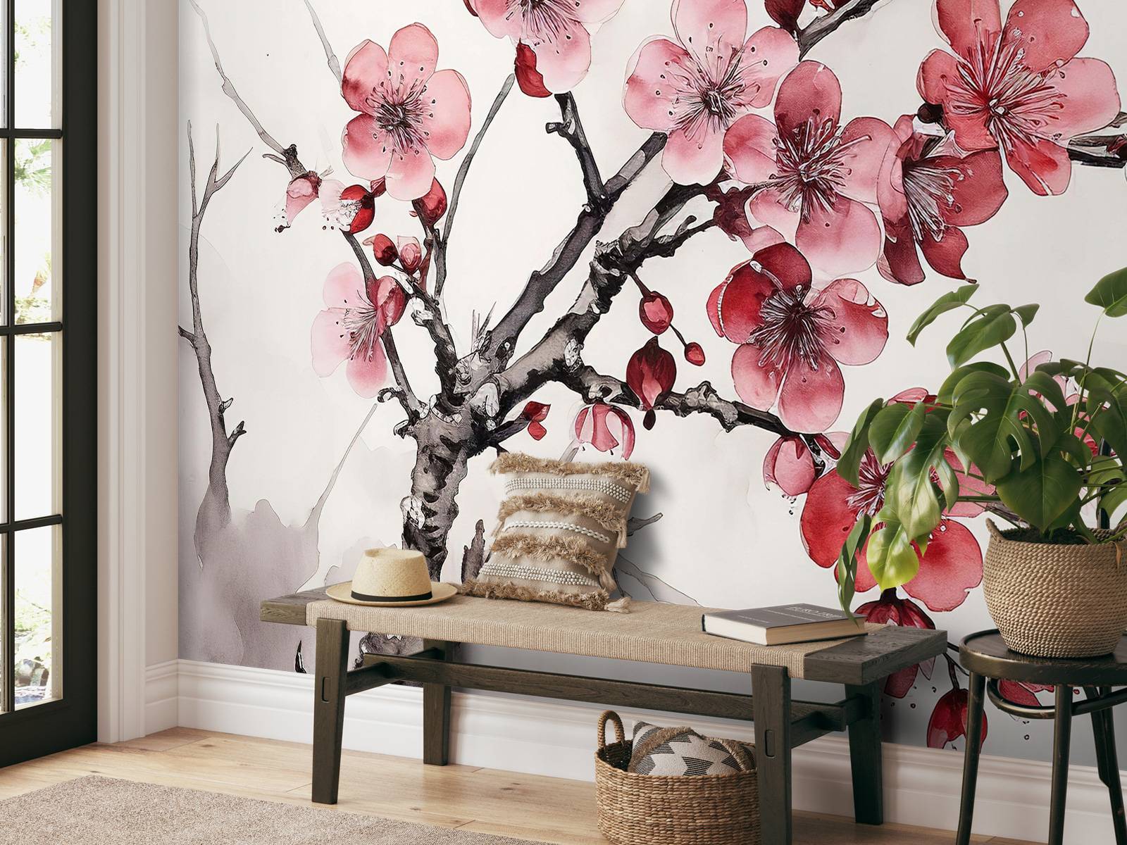 Encre Branches de Fleurs de Cerisier #6
