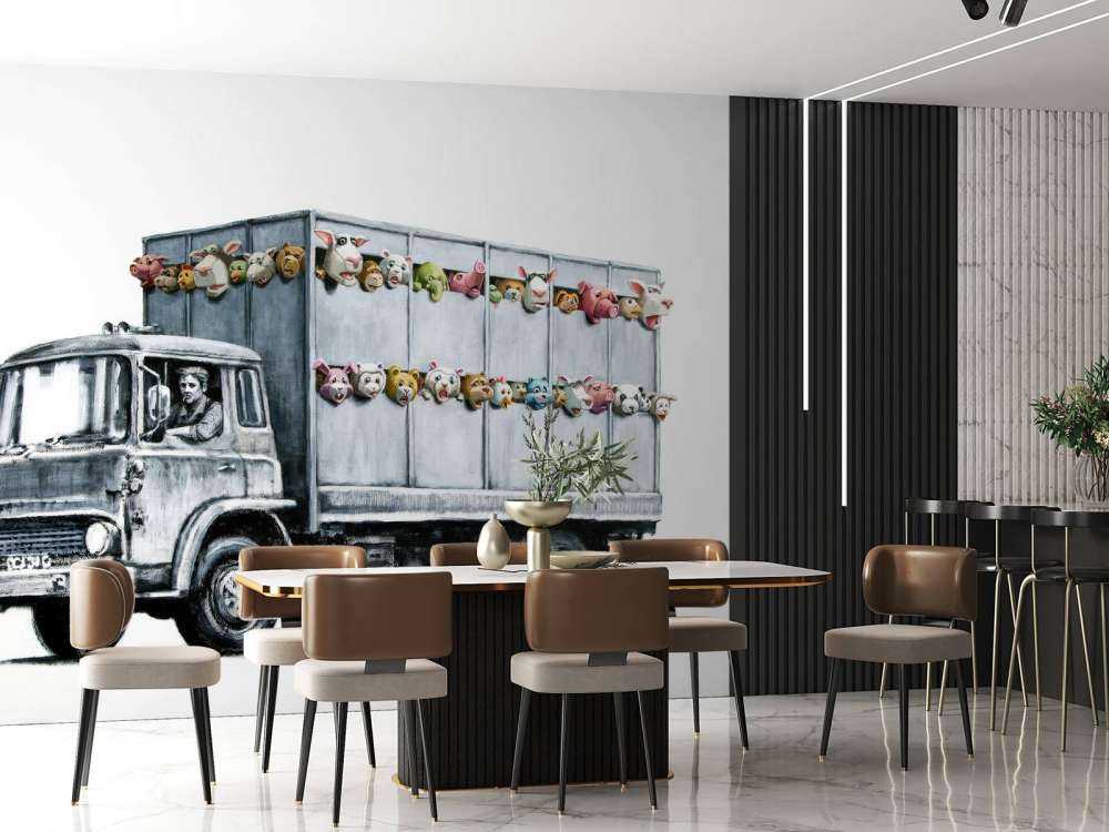 Banksy - Meat truck