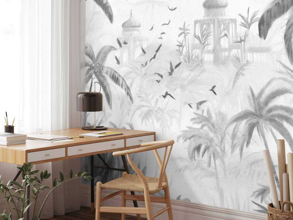 Jardin Oriental à l'Aube