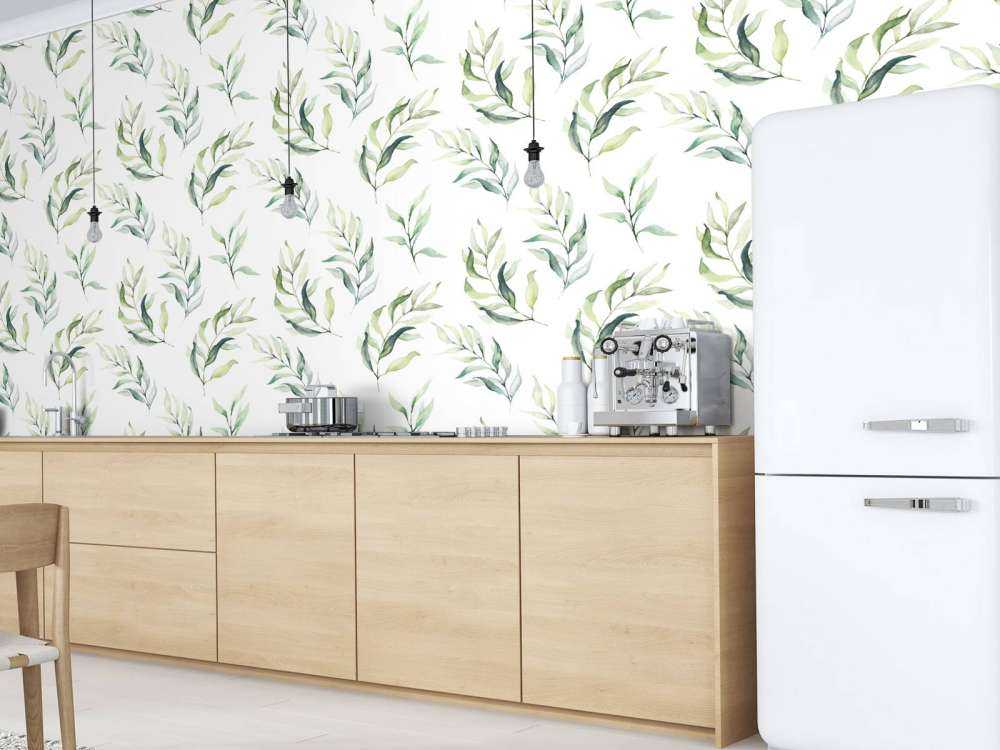 Motif Rameaux d'aquarelle