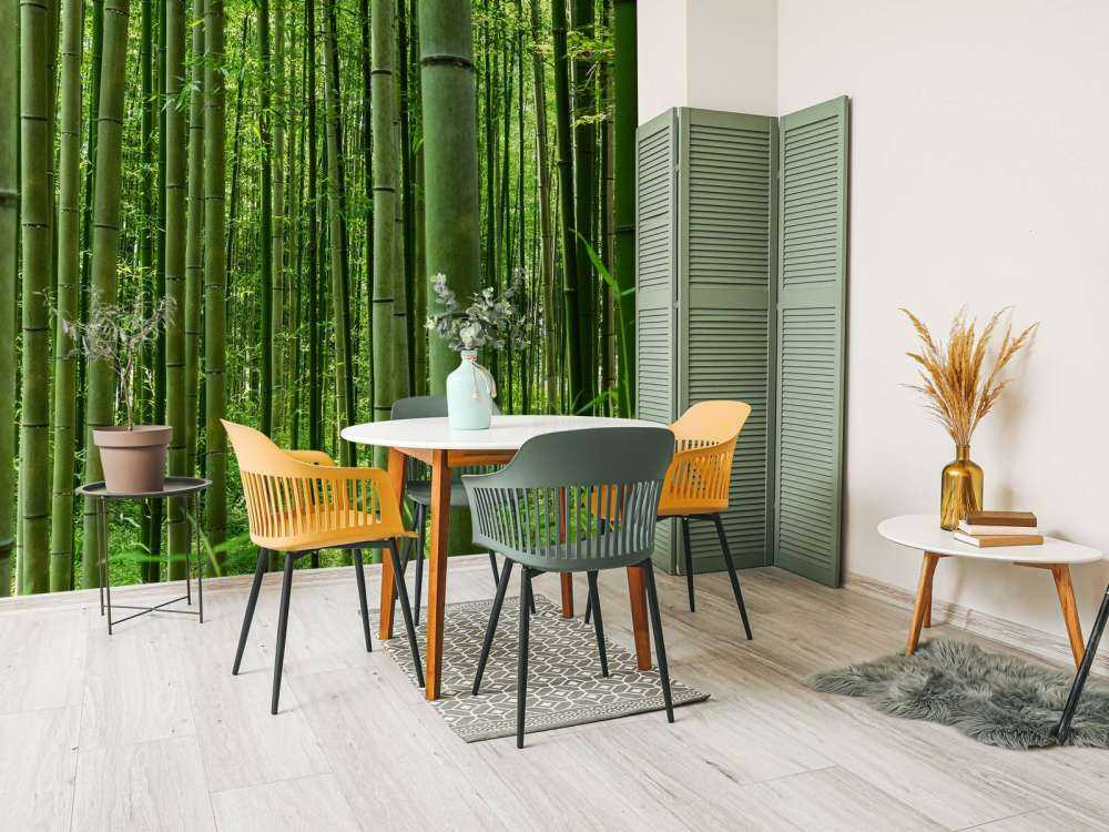 Au milieu de la forêt de bambous