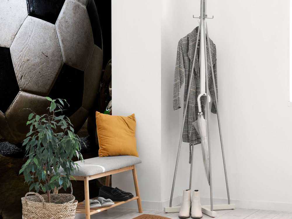 Football entre deux baskets