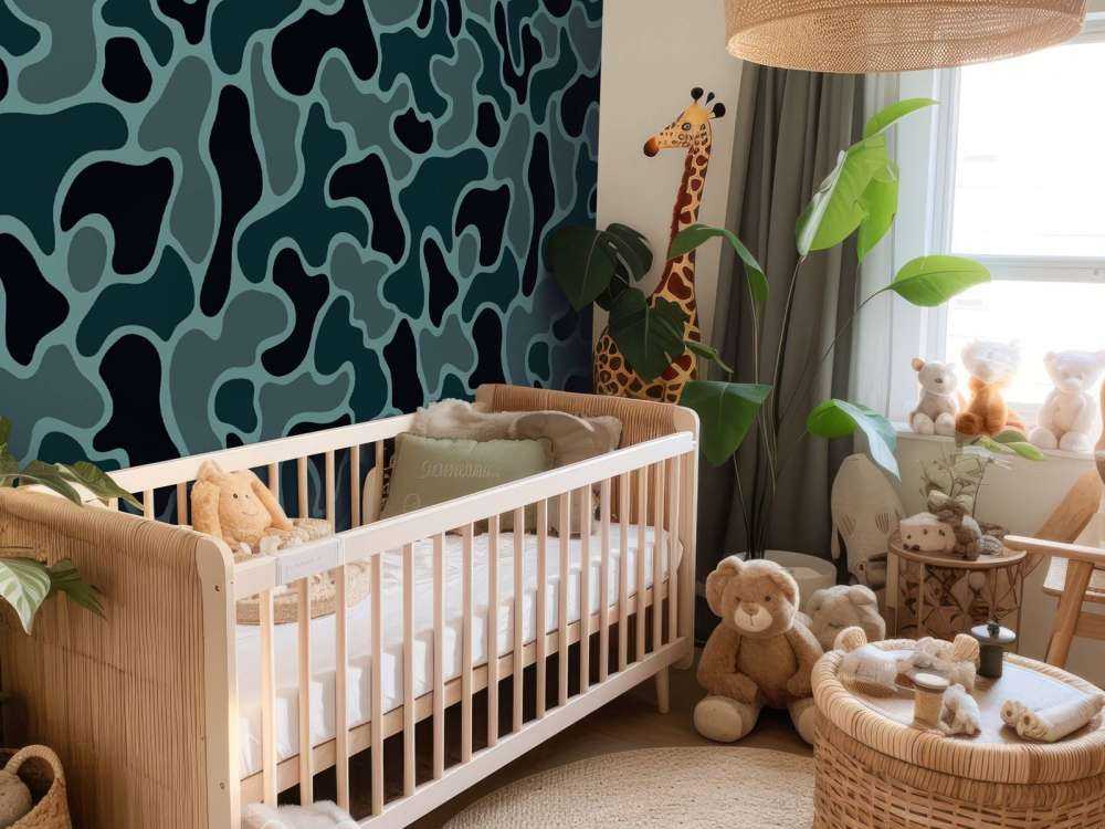 Camouflage vert gris