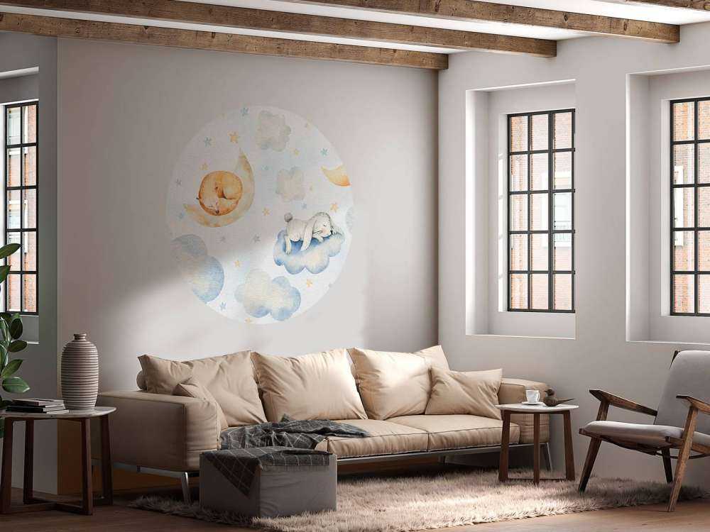 Amis endormis dans les nuages