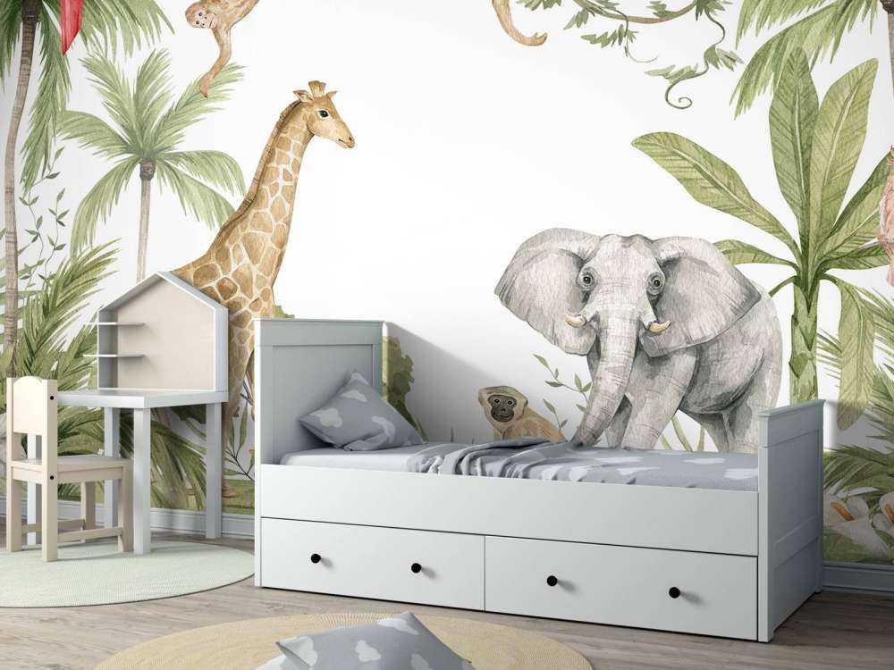 Animaux africains dans la jungle