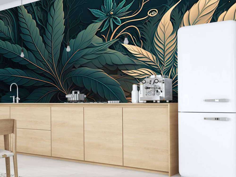 Design de la nature bleu canard