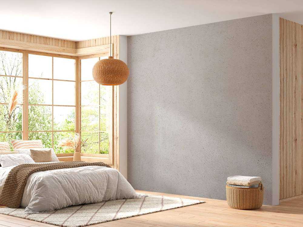 Structure en béton avec des pierres fines