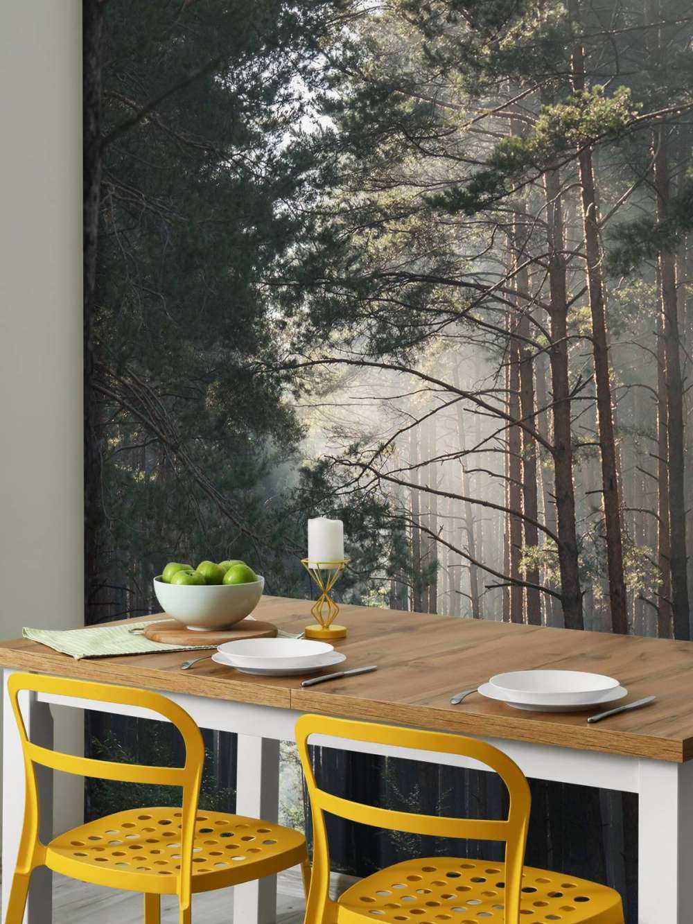 Lueur d'automne dans la forêt