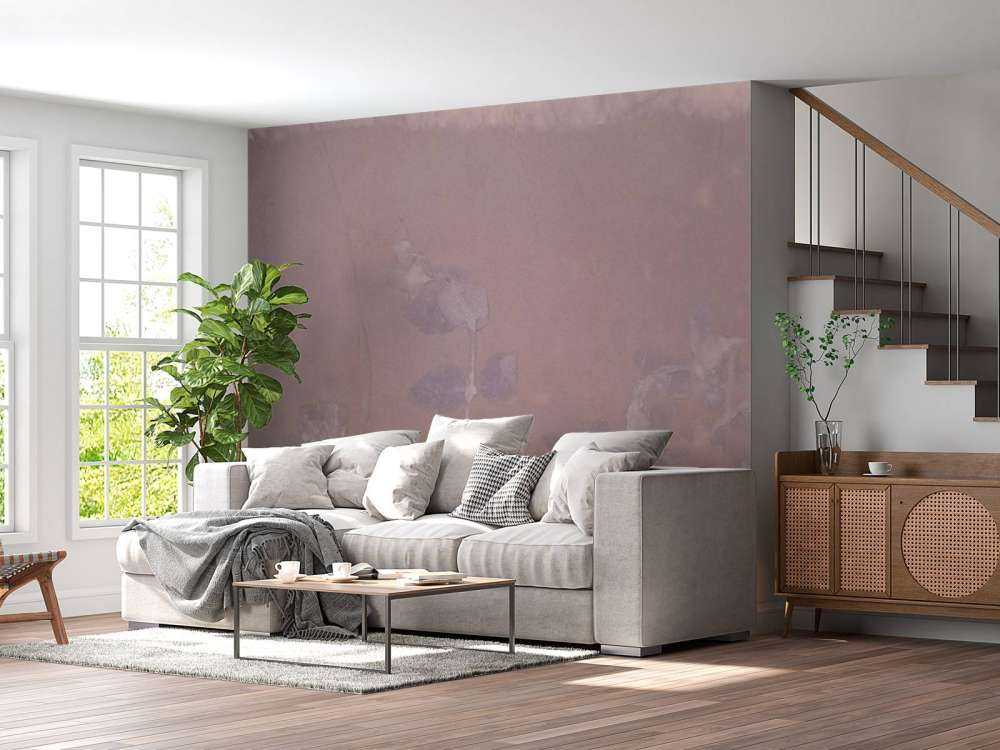 Géranium sauvage en neige - mauve