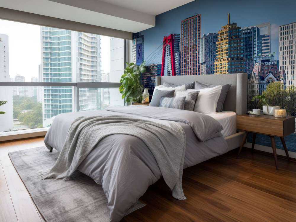 Willemsbrug et la skyline de Rotterdam