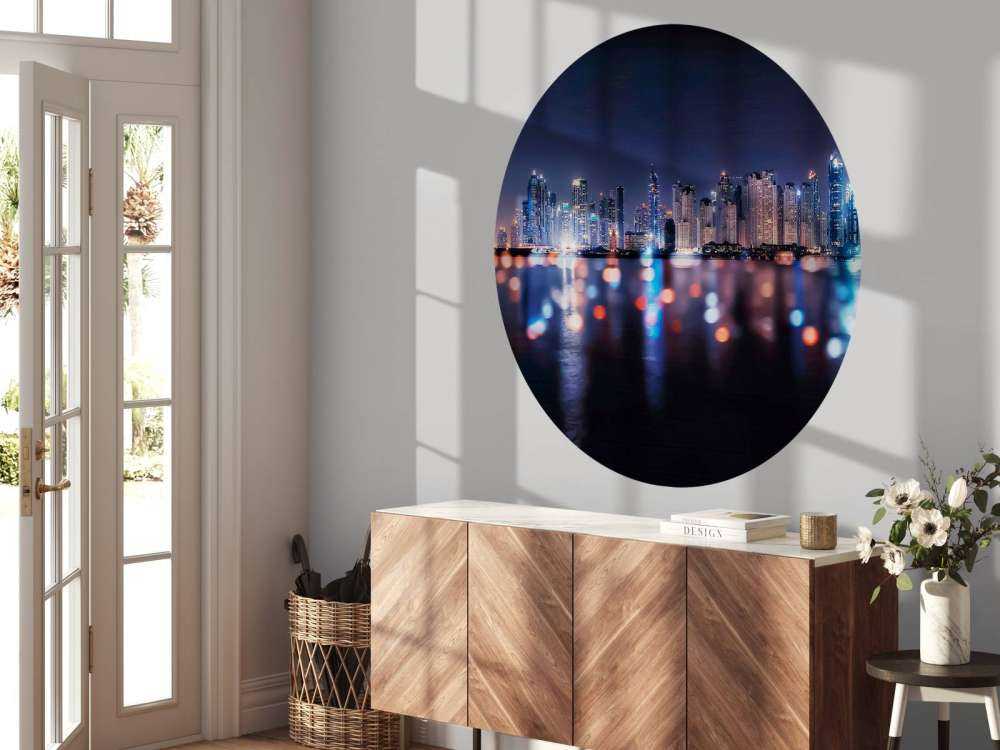 Horizon nocturne au bord de l'eau