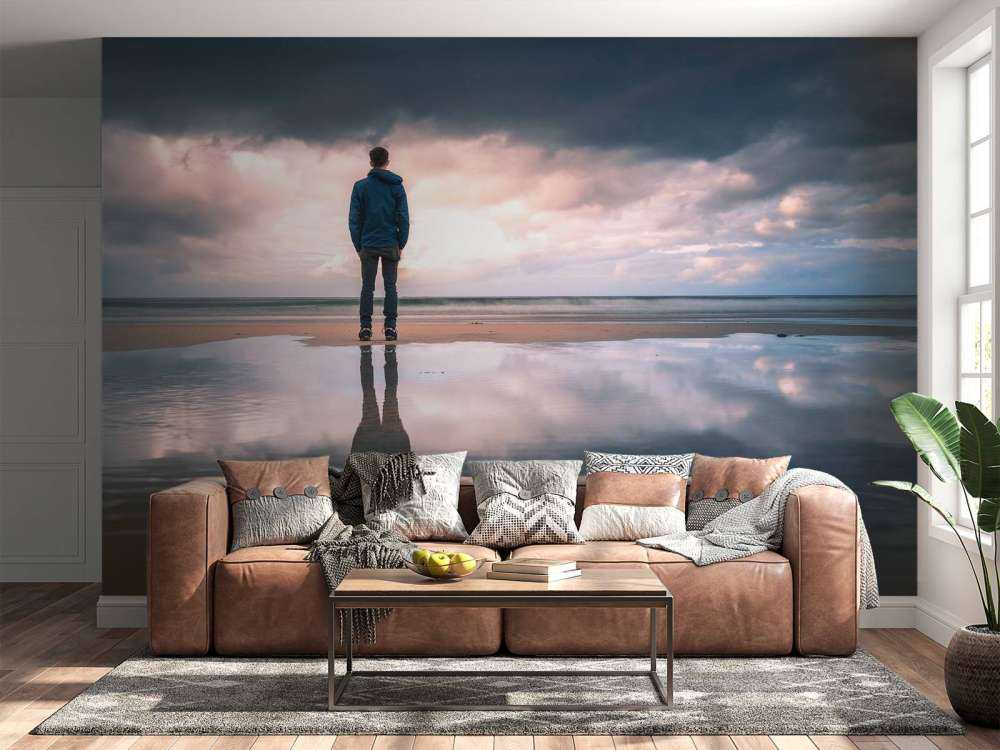 Silence sur une plage miroir