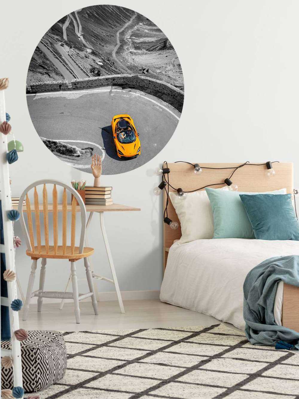 McLaren sur le Stelviopas - couleur spot