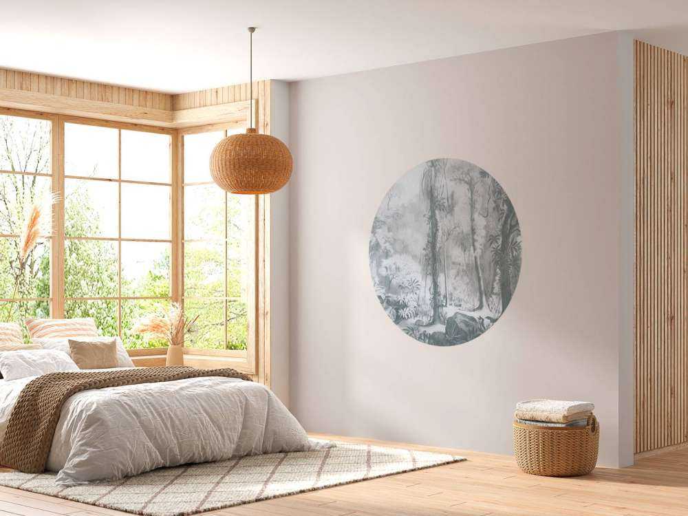 Forêt tropicale - bleu