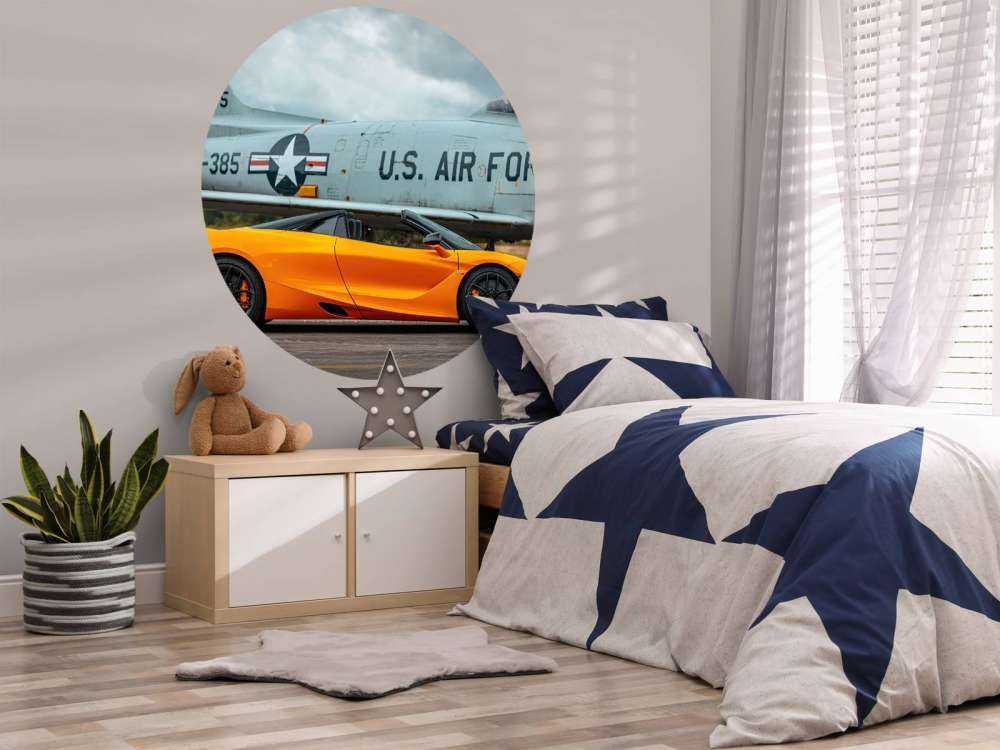 Supercar en avion de chasse