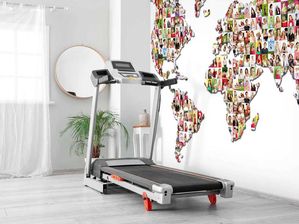 Carte du monde formée à partir de photos