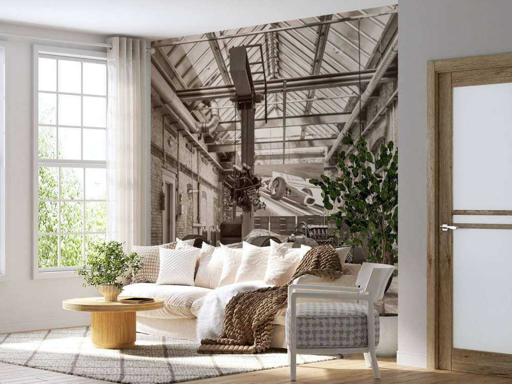 Vieille voiture de course