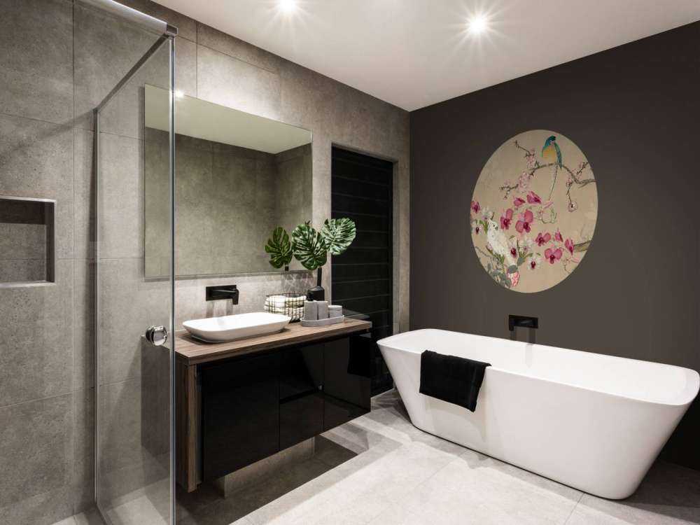 cacatoès chinoiserie florale