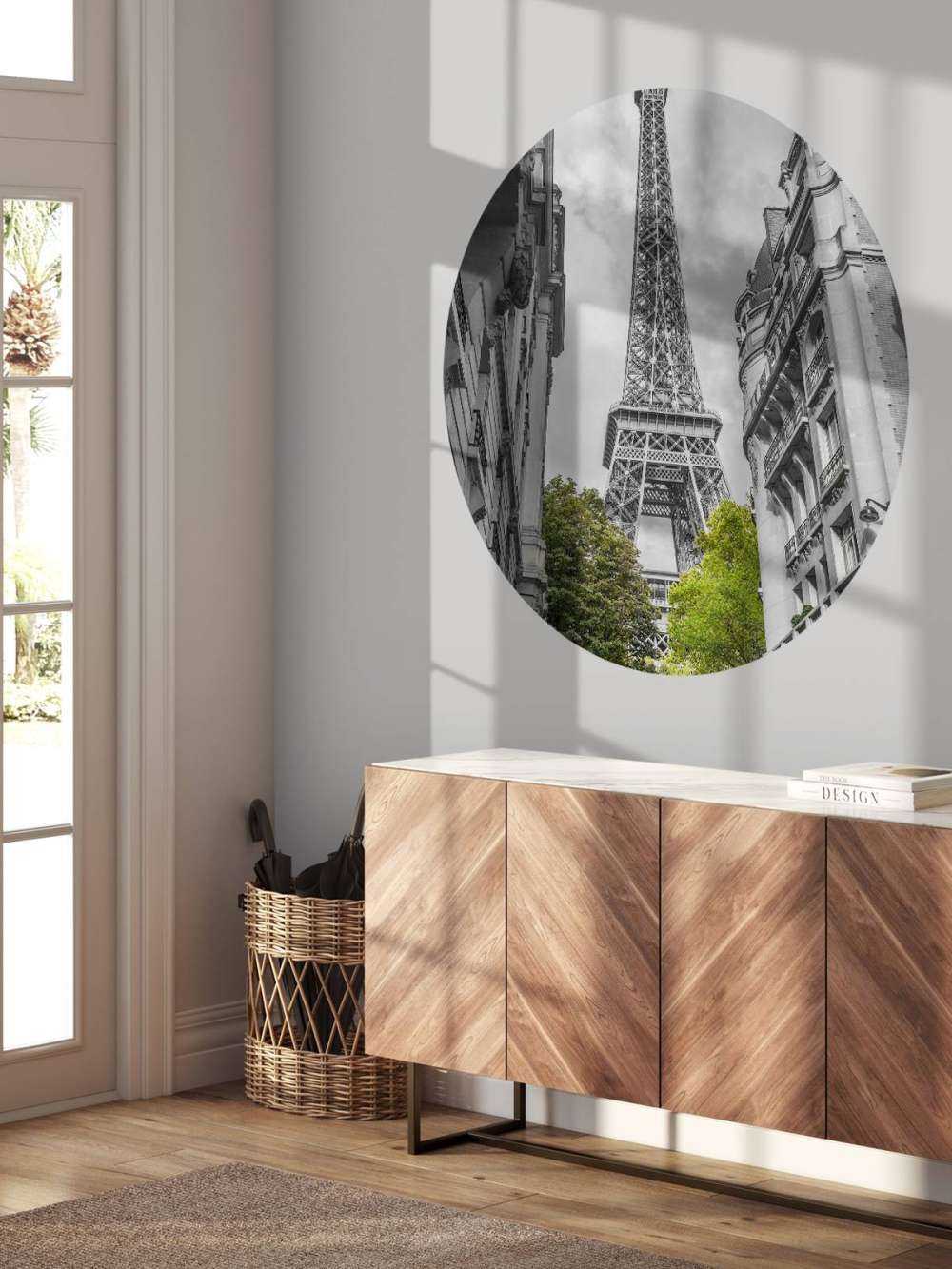 Tour Eiffel noir et blanc