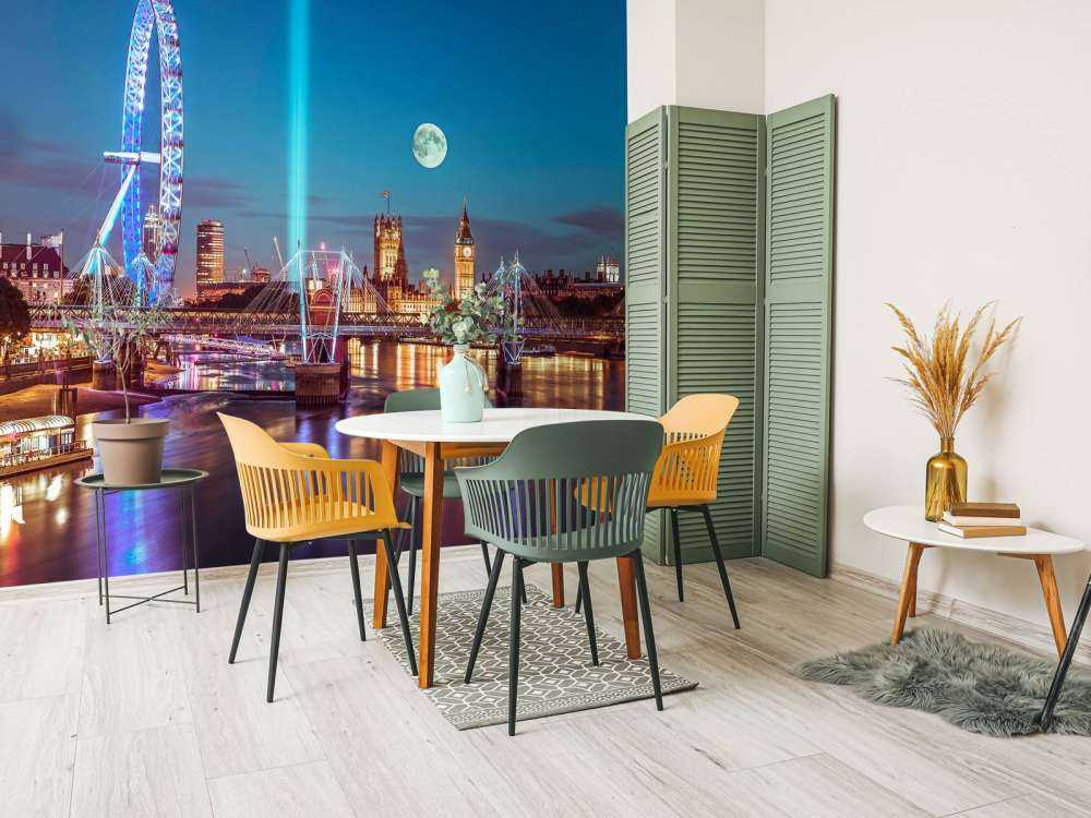 Westminster et la pleine lune