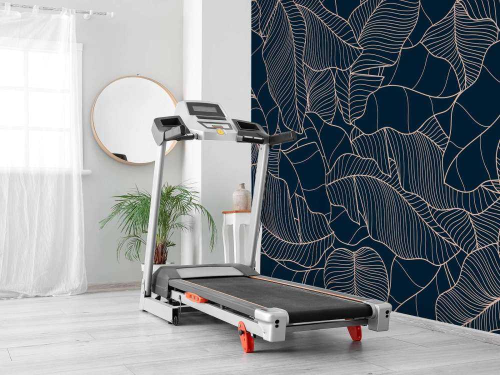 Feuilles de bananier bleues