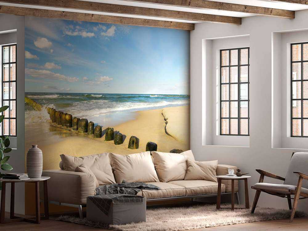 Plage par une belle journée