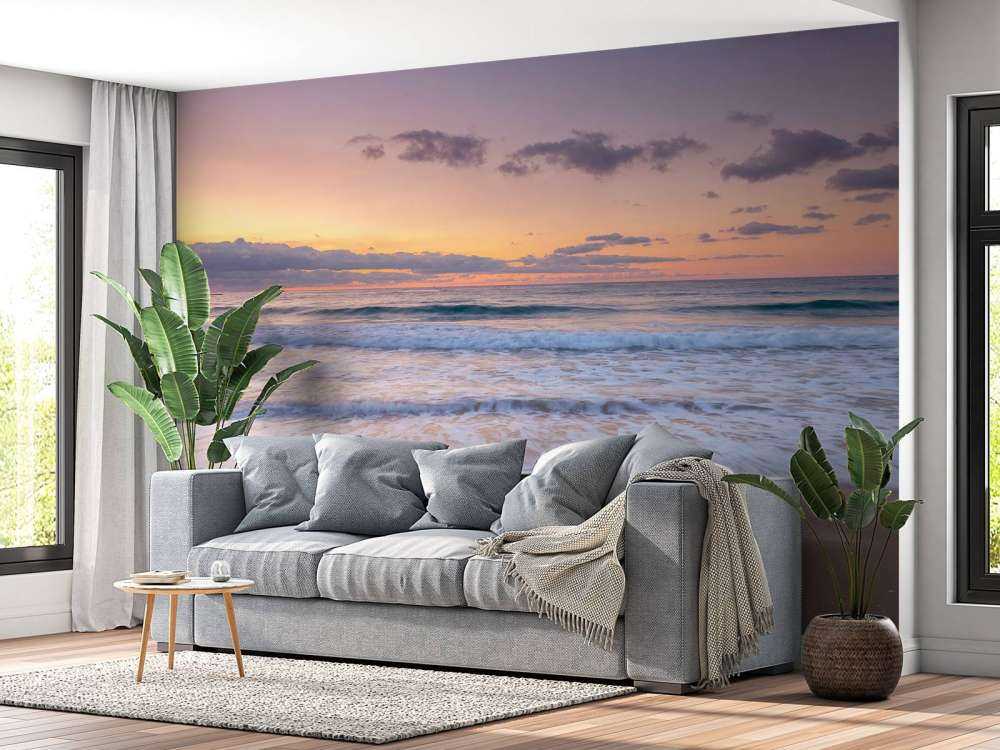 Coucher de soleil coloré