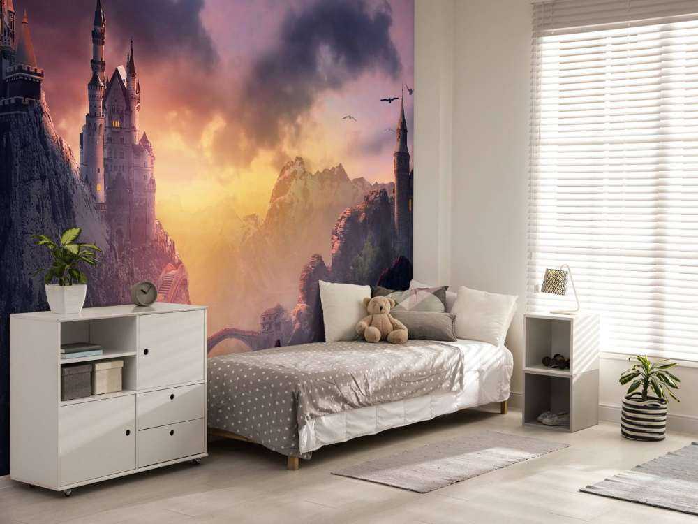 Château au coucher du soleil