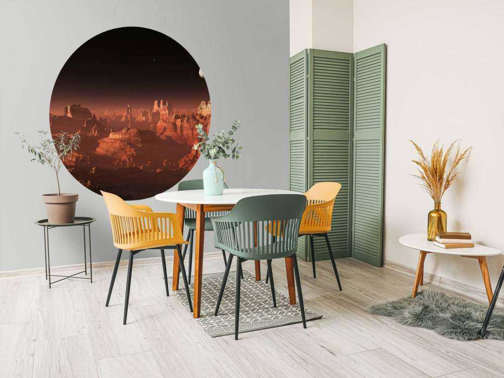 Coucher de soleil sur Mars