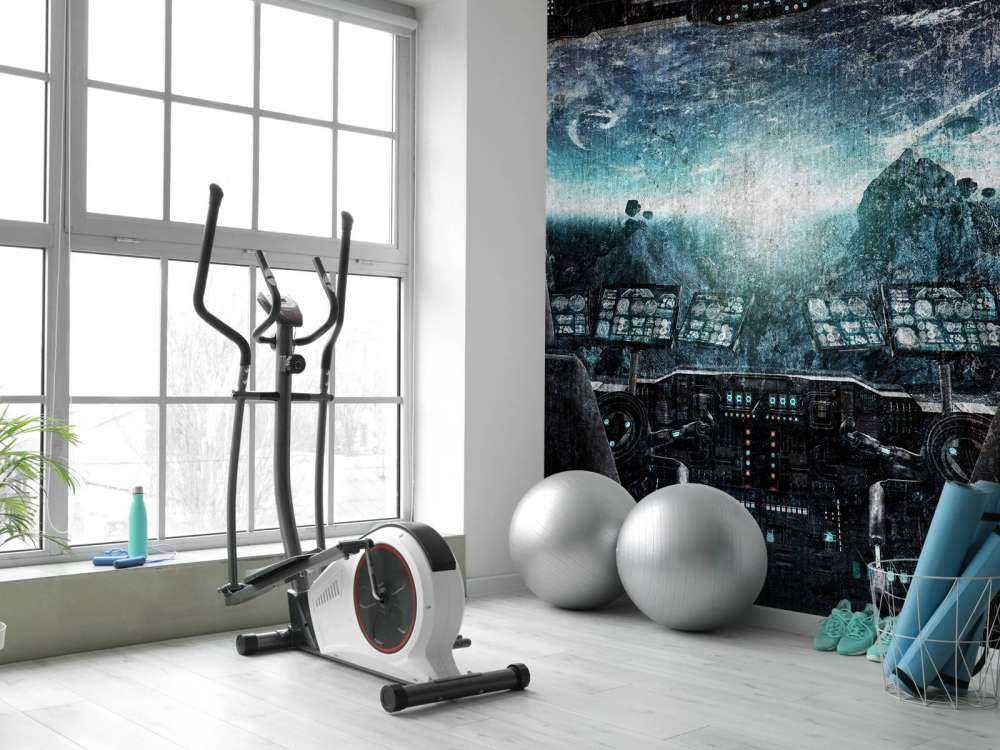 Cockpit d'un vaisseau spatial