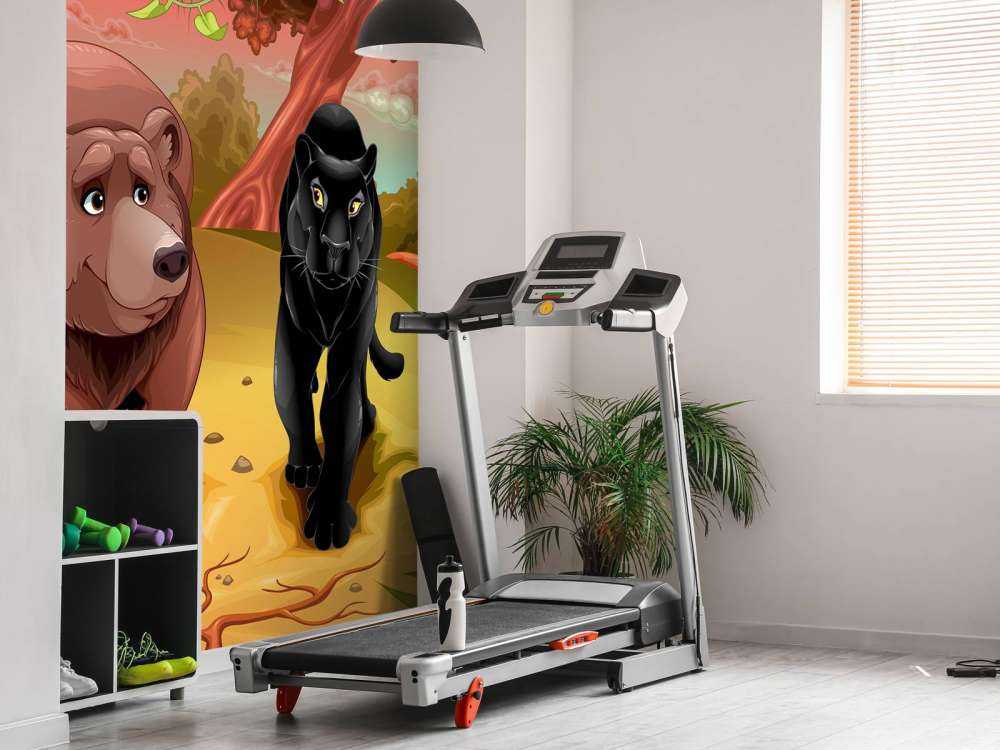 Des animaux de la jungle sympathiques