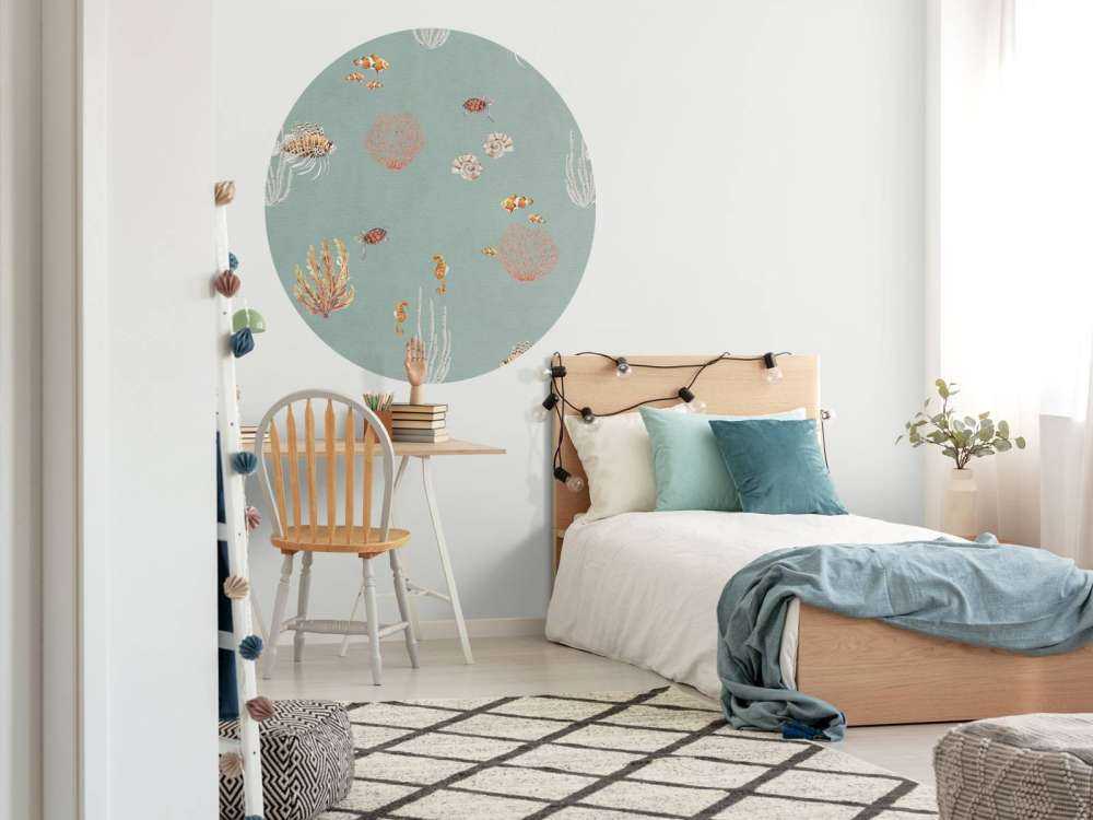Coral Garden - Blue - 120