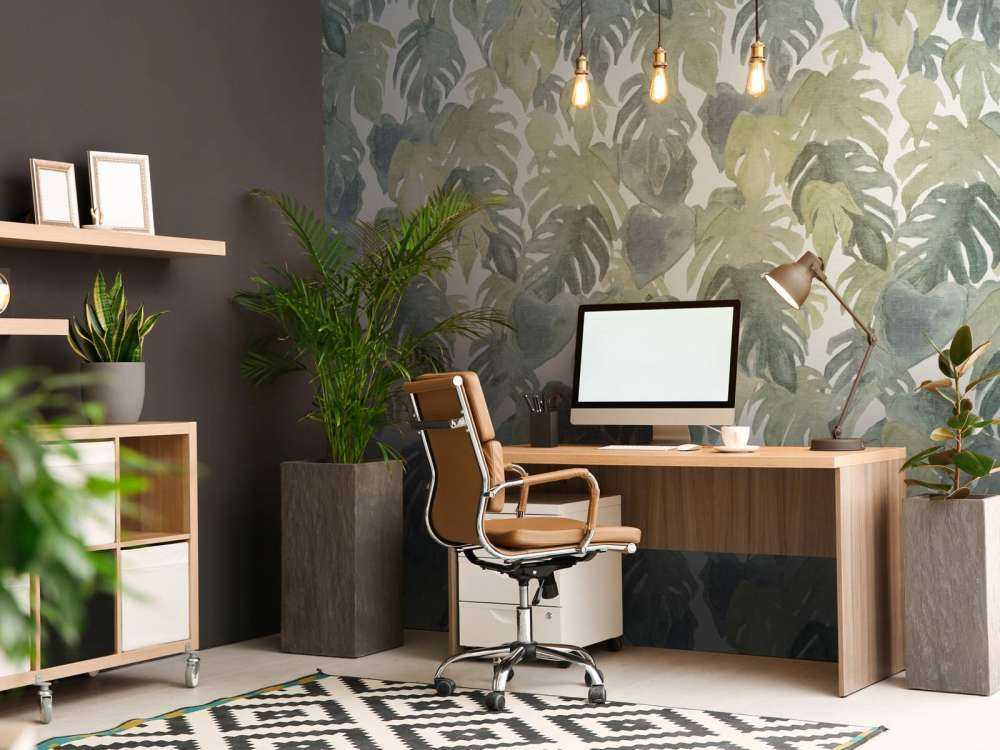 Palmiers tropicaux à l'aquarelle