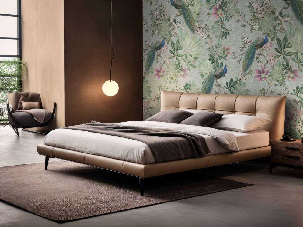 Paons de jardin vintage - vert menthe