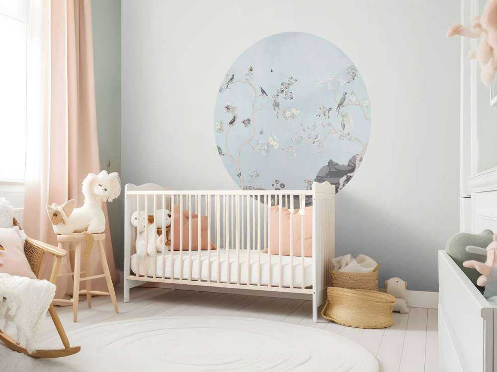 Birds in Garden Panorama 12