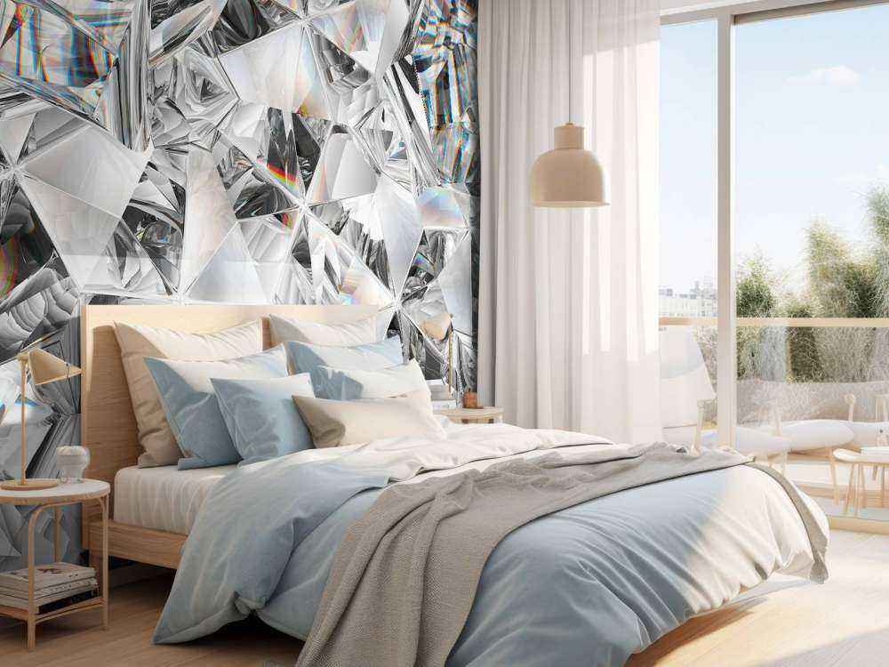 Gros plan de diamants