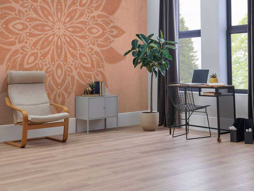 Mandala de terre fleuri