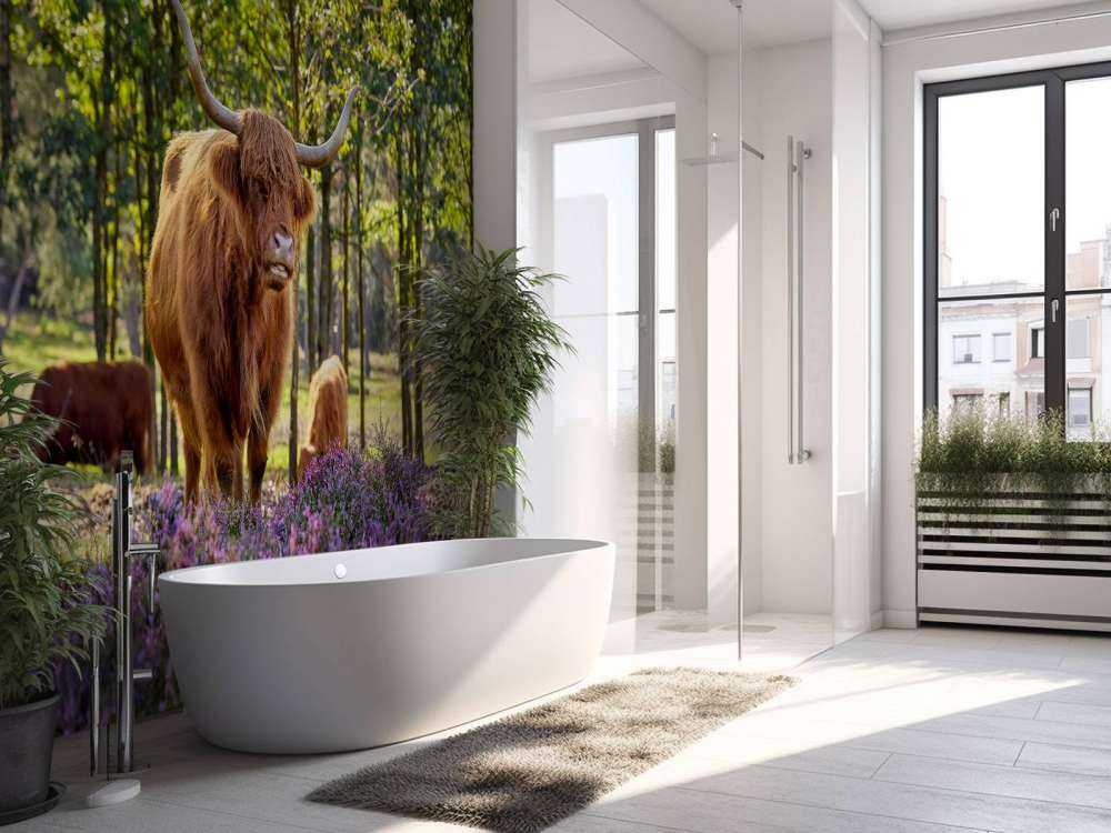 Les Highlands dans une réserve naturelle