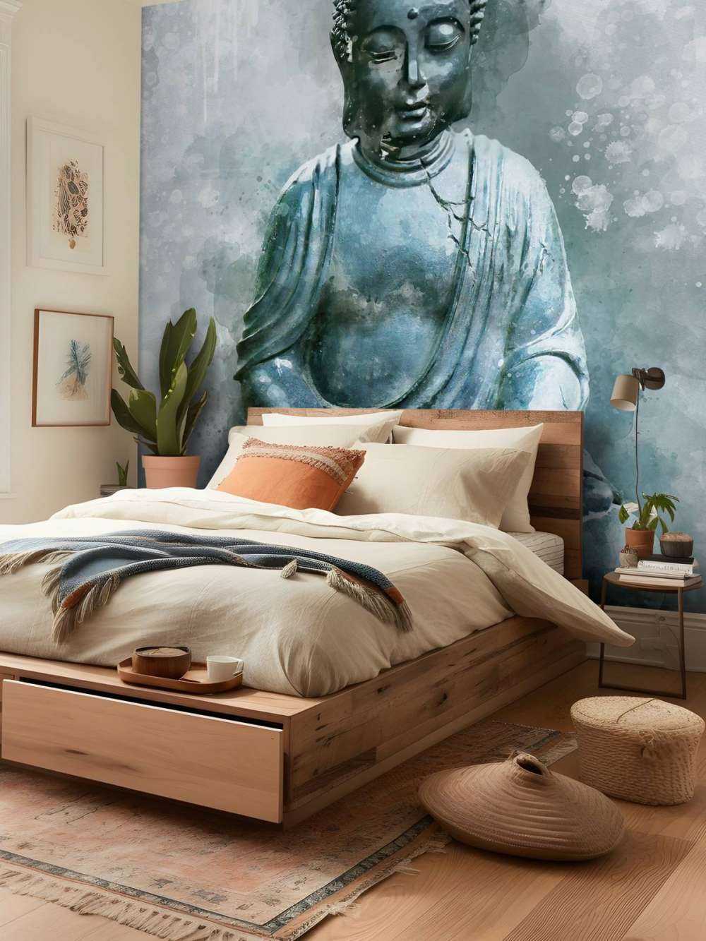 Aquarelle de Bouddha