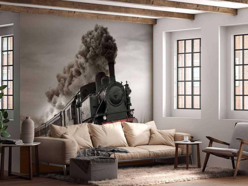 Vieux train à vapeur