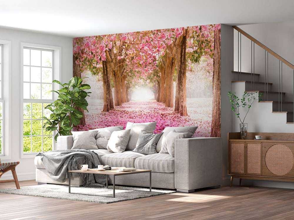 Fleur de papier peint pour photos