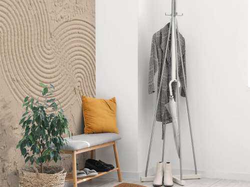 Texture Zen Garden en taupe