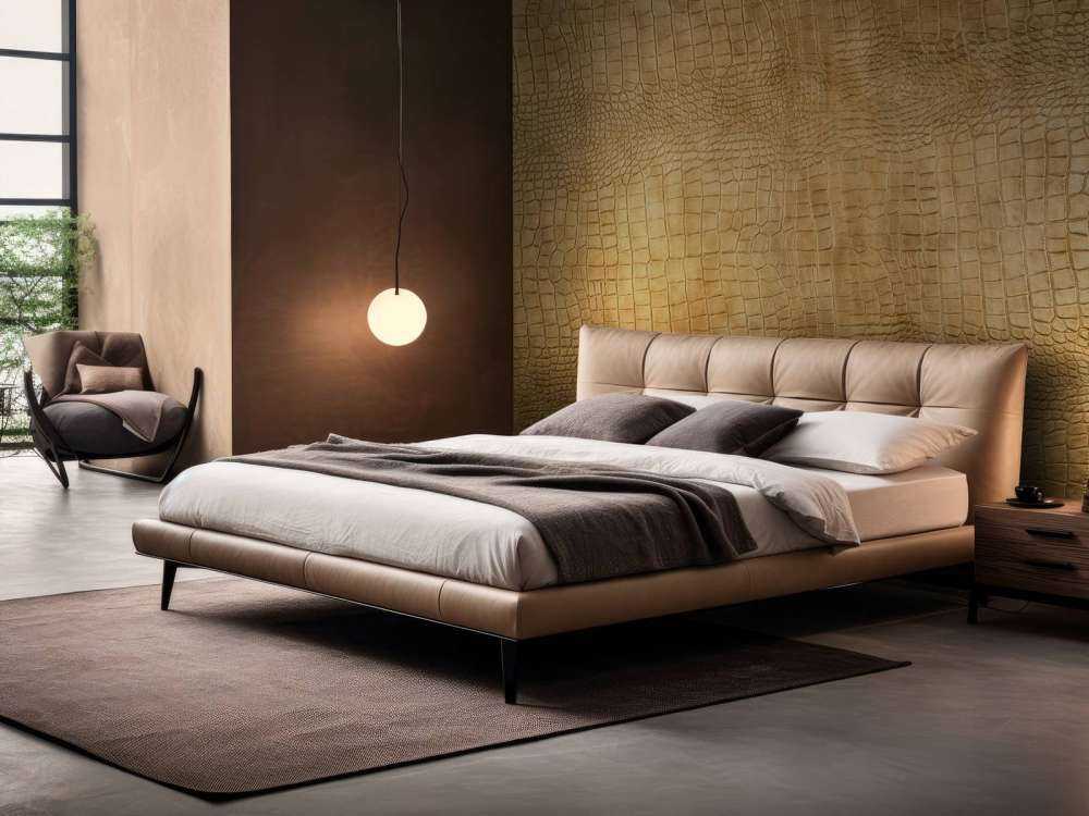 Crocodile texturé ocre jaune