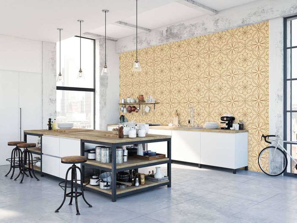 Fleurs dans un style rétro