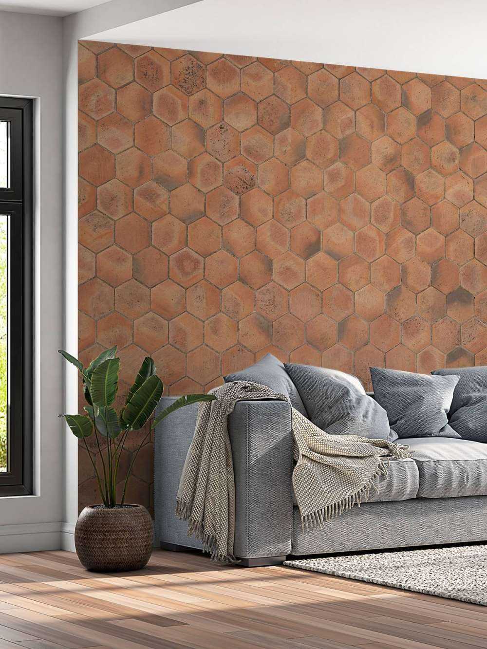 Sol en pierre non polie