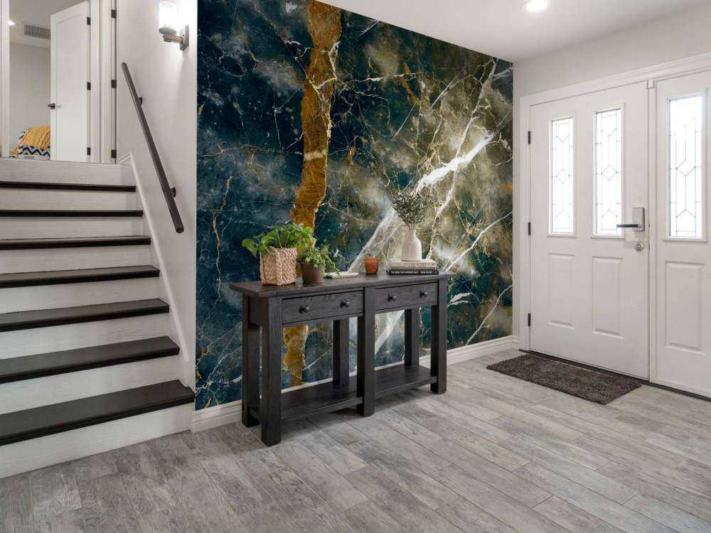 Marbre avec structure de nuages