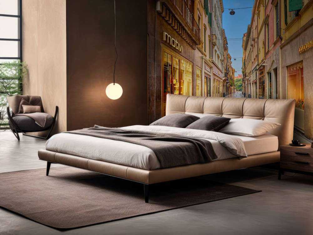 Rue commerçante tôt le matin