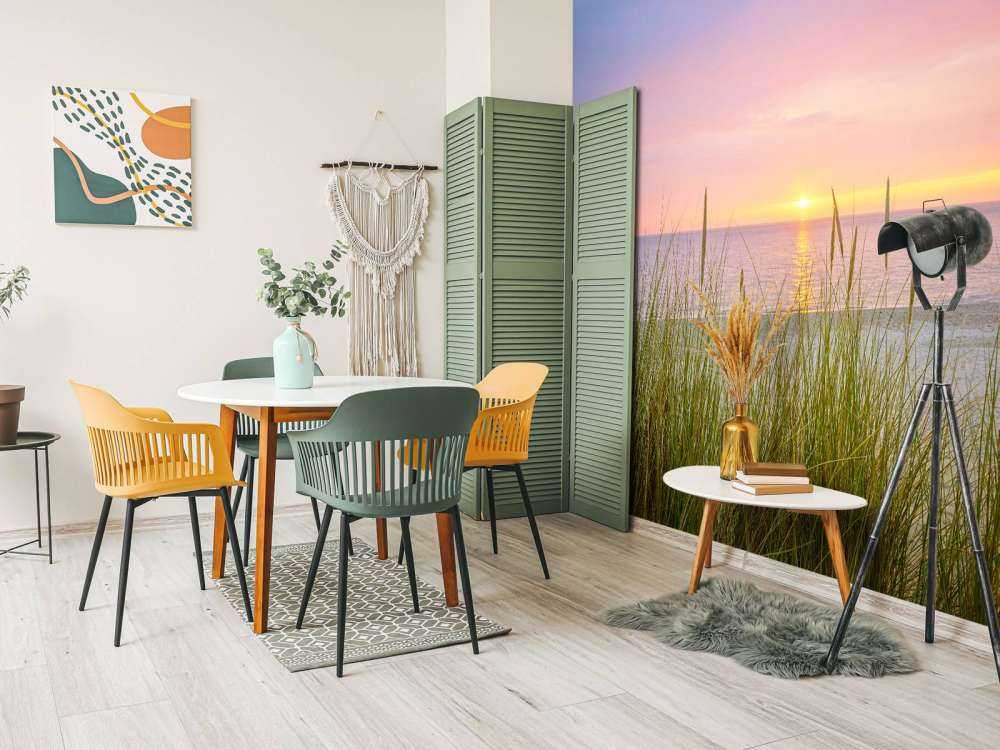 Lever de soleil sur la côte